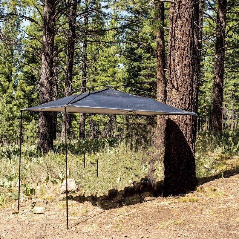 Car Side Canopy Awning, Aluminum Pole Tent, Vehicle Outdoor Camping Rainproof Cover - My Shaded Yard